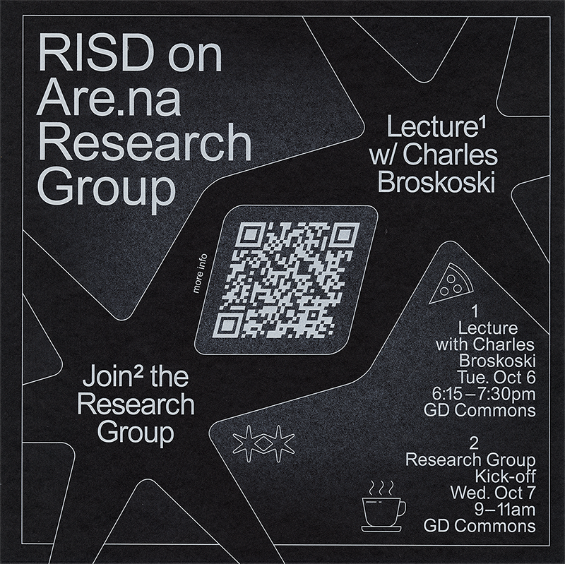 RISD on Are.na Research Group poster